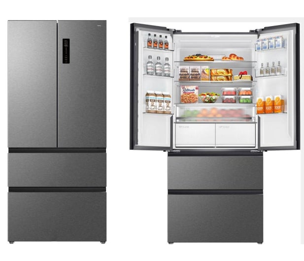 Lodówka TCL RC532FXE0EU French Door Free Built-In No Frost 190cm Srebrna Do Obudowy 532L - 1349901 - zdjęcie